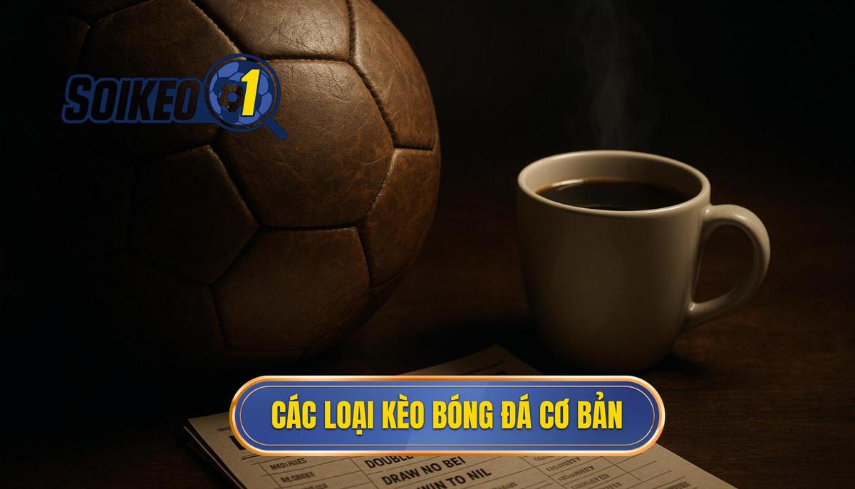 Khái quát về các loại kèo bóng đá cơ bản nhất