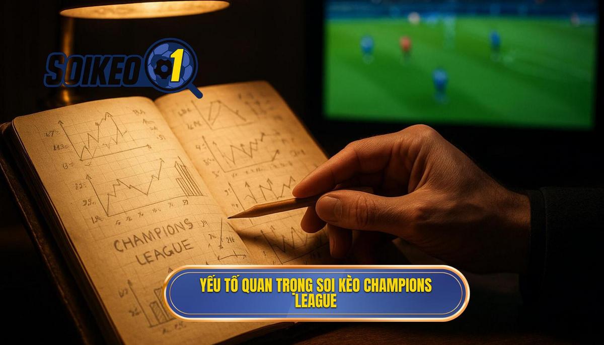 Phân tích các yếu tố then chốt khi soi kèo champions league