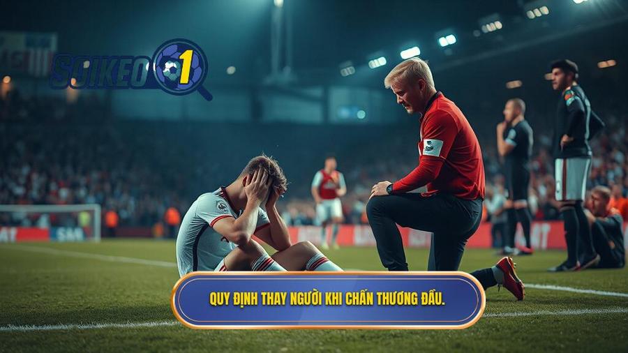 2. Quy định thay người khi chấn thương đầu.