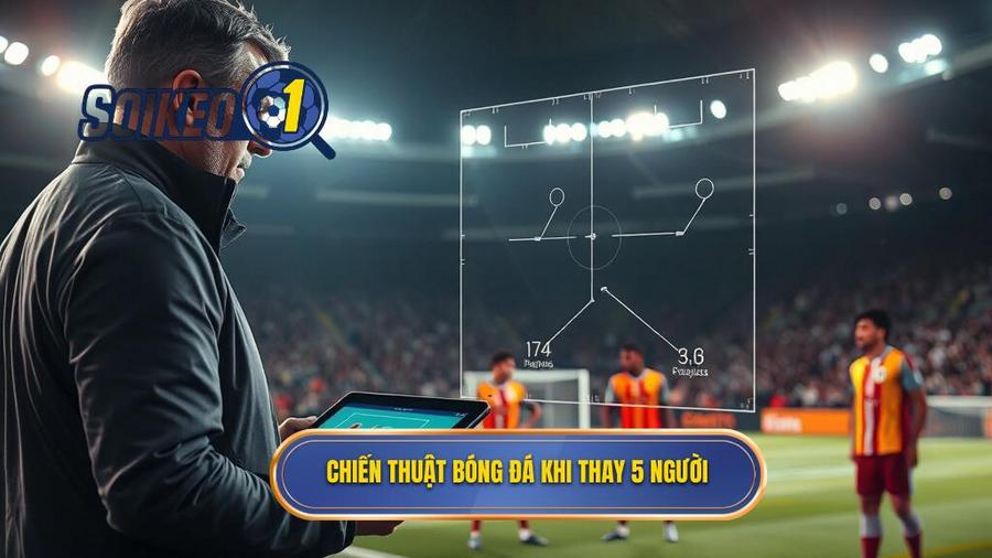 3. Chiến thuật bóng đá khi thay 5 người