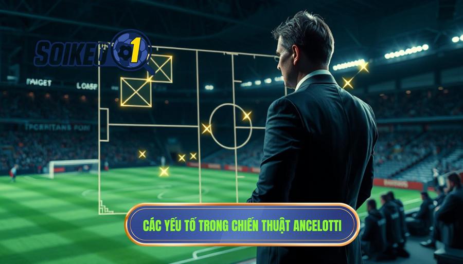 Các yếu tố then chốt trong Chiến thuật Carlo Ancelotti